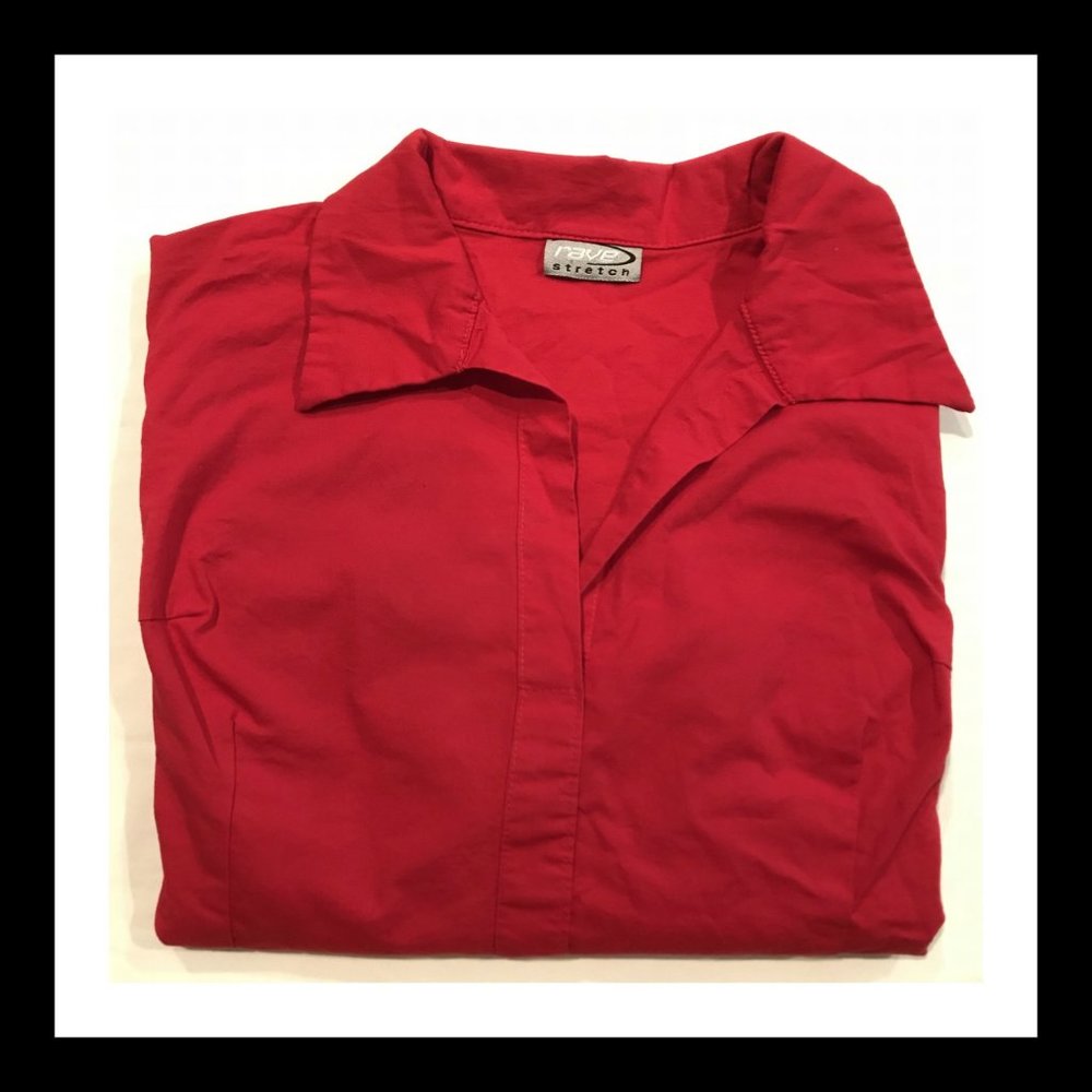 Collar Hidden Closure Top